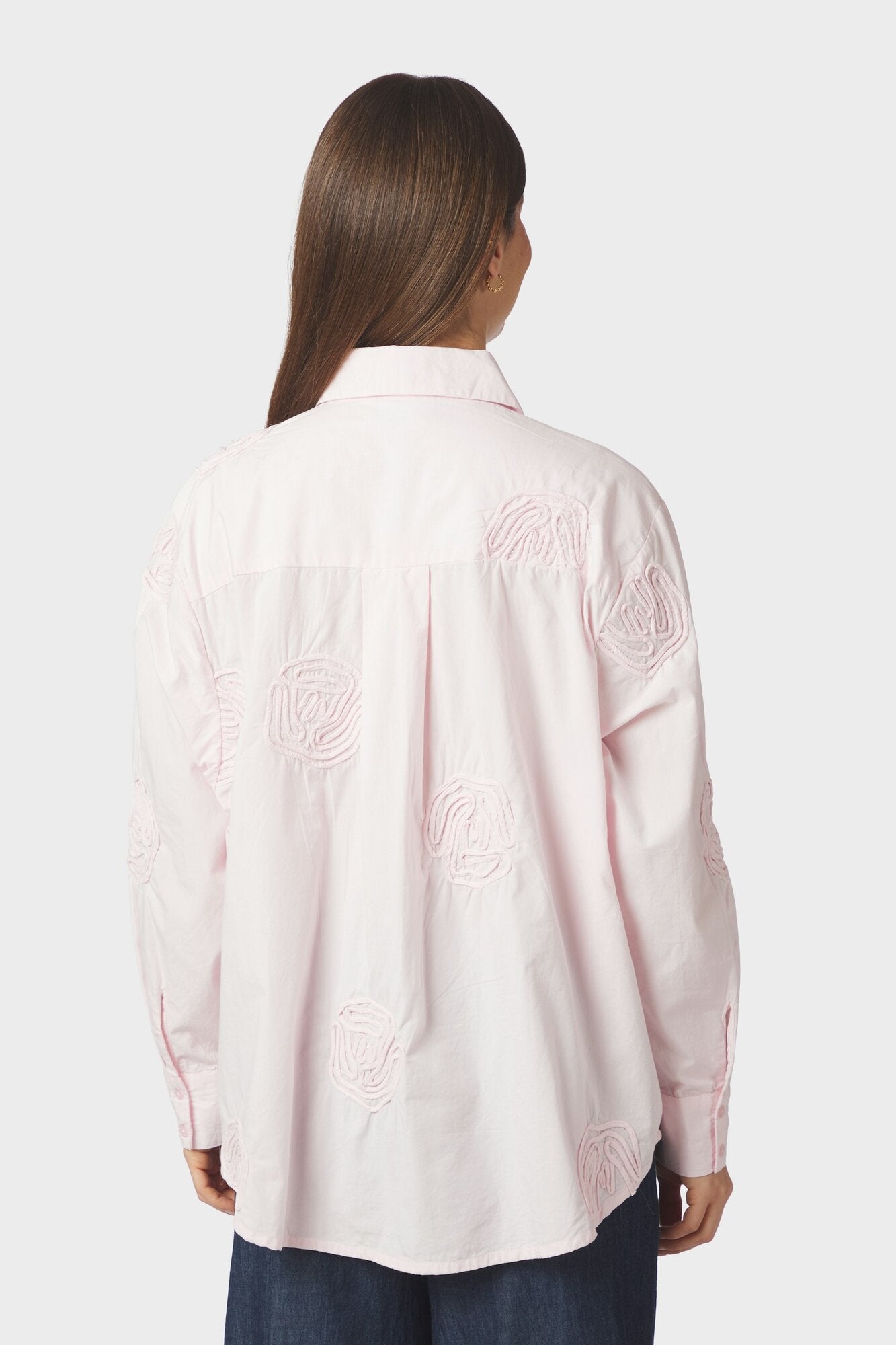 Dalma Dori Emb skjorte - Light Pink